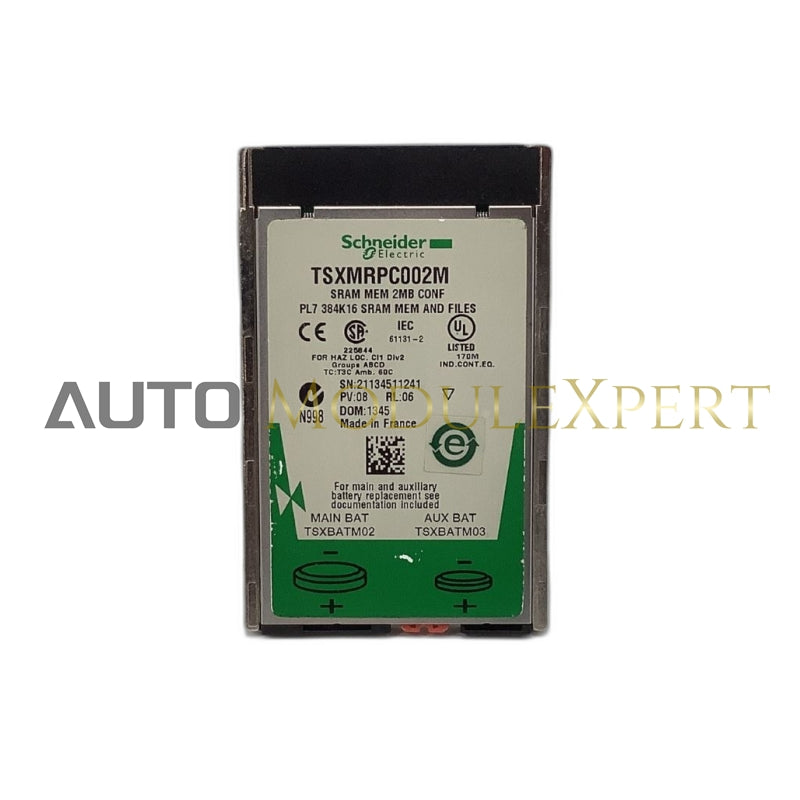 Extensión de memoria SRAM configurable Schneider TSXMRPC002M Modicon