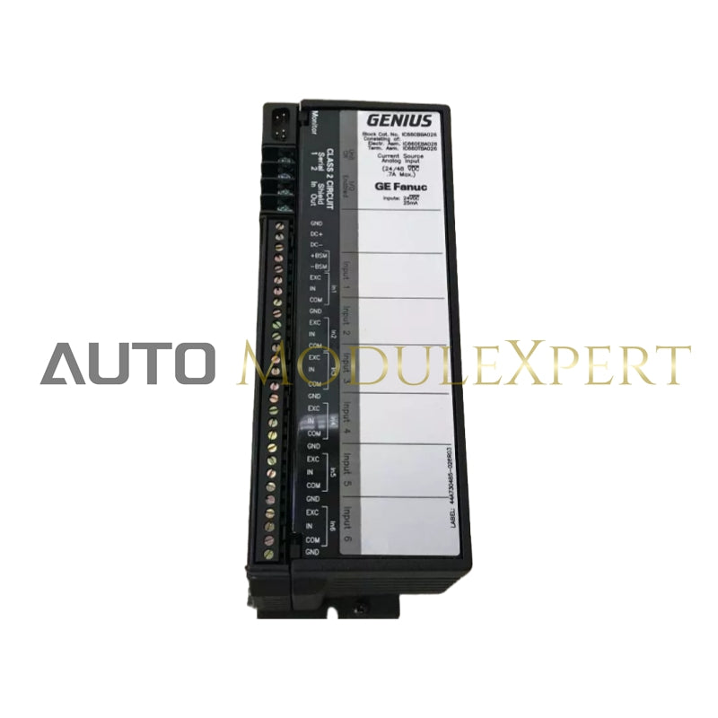 GE FANUC IC660BBA026 24/48 Volt DC Current-Source Analog Input Block