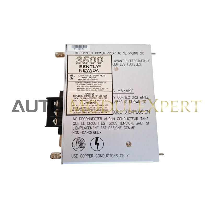 BENTLY NEVADA 3500/15 125840-01 High Voltage AC Power Input Module