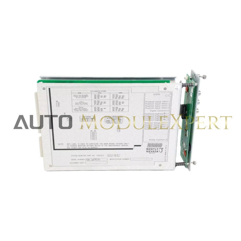 BENTLY NEVADA 3300/03-01-01 Monitor de sistema