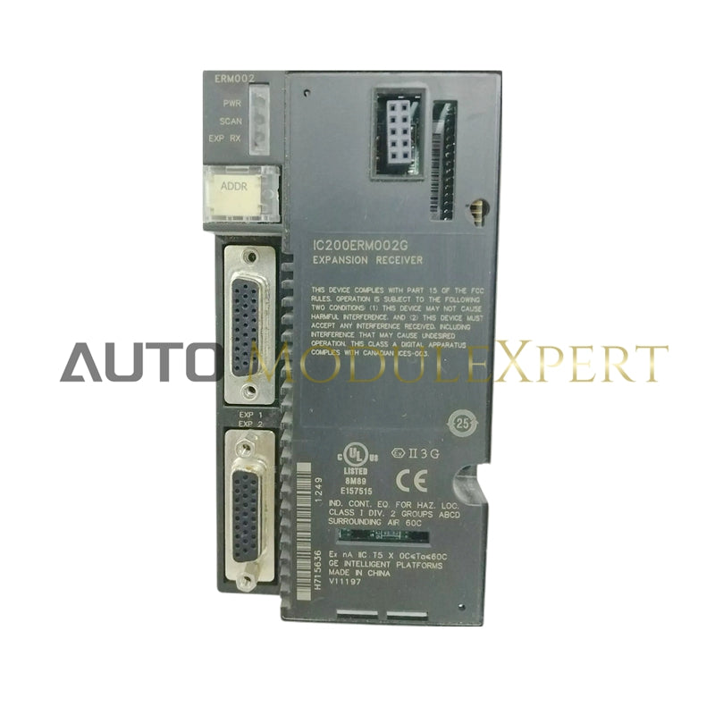 GE FANUC | IC200ERM002G | Non-isolated Expansion Receiver Module