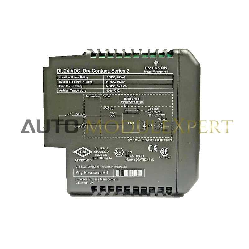 Emerson KJ3201X1-BA1 DI Card Dry Contact