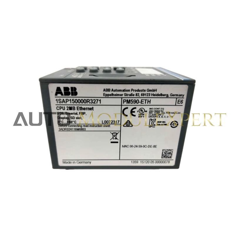 ABB PM590-ETH Processor Module